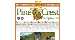Desktop Screenshot of pinecrestny.com