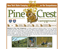 Tablet Screenshot of pinecrestny.com